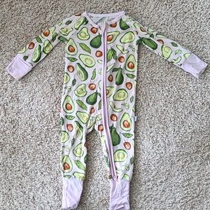 Little Sleepies 0-3month Zippy lavender avacado